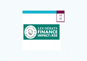 Logo de l'événement des Débats Finance Impact et RSE